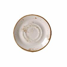 Craft White Stand/Saucer Double Well Large 14.5cm