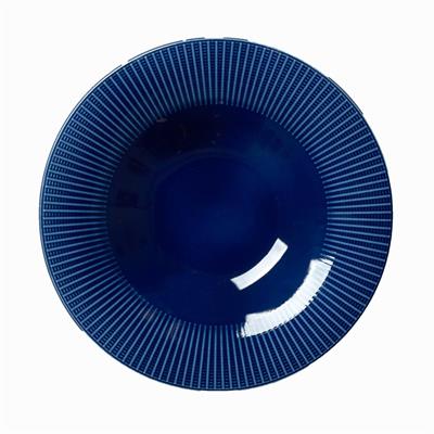 Willow Azure Gourmet Rimmed Coupe Bowl 28.5cm 11 1/4
