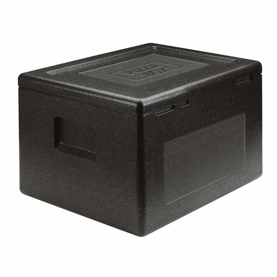 Contenitore Isotermico Pizzabox PP Nero 42X42X34,5 - CONTENITORI ISOTERMICI  - Alex Alberghiera - Forniture Alberghiere