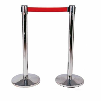 ASTA IN  ACCIAIO INOX NASTRO ROSSOCM 200