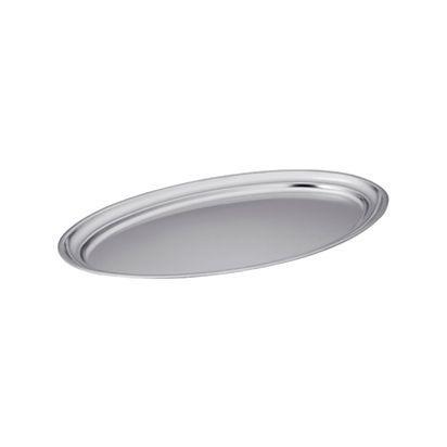 VASSOIO OVALE INOX CM.45X29