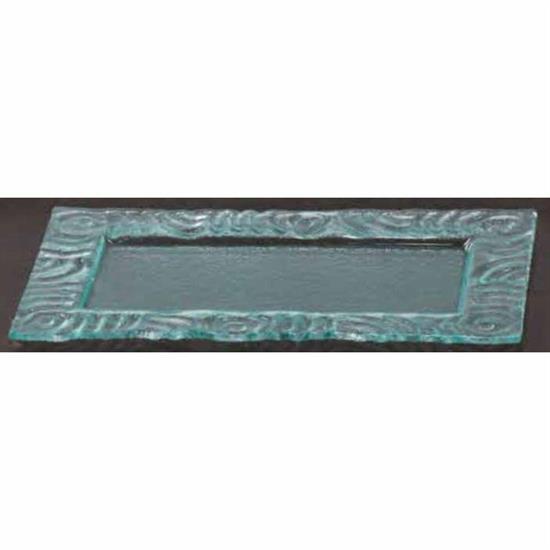 DD VASSOIO RETT.50X25 TRASP CERCHI BUFFET