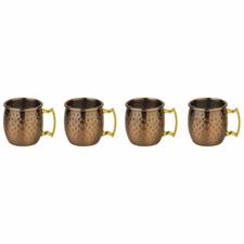 Mini Tazza Ml 60, Conf. 4 Pz Inox/Rame Martellato Antique