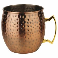 TAZZA MOSCOW MULE RAME MARTELLATO ANTIQUE LT.5