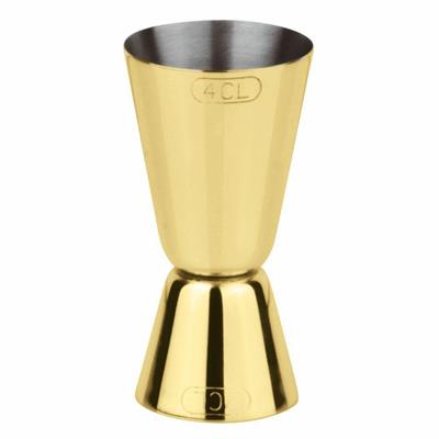 Misurino Cocktail Ml 20/40 Inox, Oro