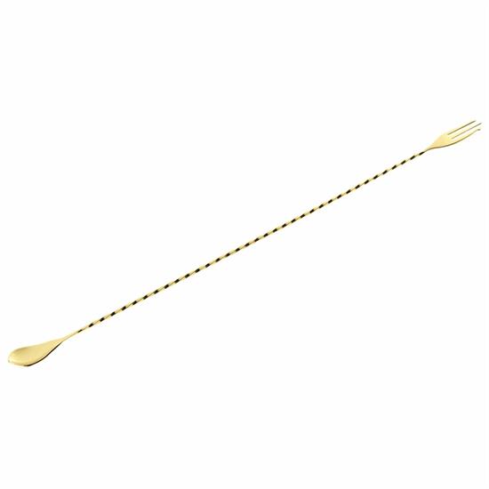 Cucchiaio/Forchetta Bar Cm 50 Inox, Oro