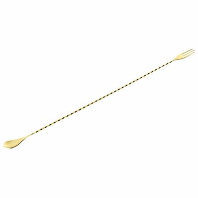 Cucchiaio/Forchetta Bar Cm 50 Inox, Oro