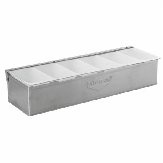 Porta Spezie 6 Vaschette Inox