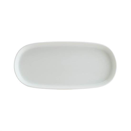 HYGGE-PIATTO OVALE CON BORDO CM.21X10