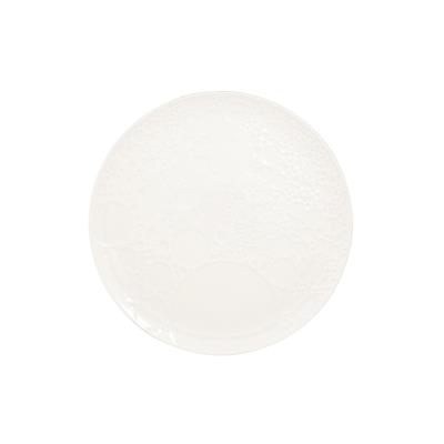 CREATE PIATTO CON RILIEVO BIANCO CM.30