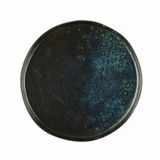 PHOBOS NERO/BLU PIATTO PIANO FRUTTA CM.20,5 H.2