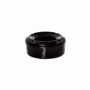 POSACENERE ANTIVENTO MELAMINA NERO CM.10X3