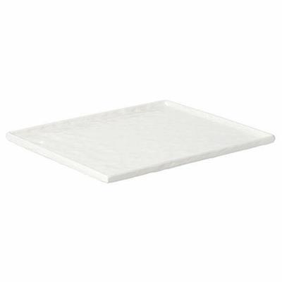 VASSOIO MELAMINA MARMO BIANCO 1/2 CM 32,5X26,5X1,8