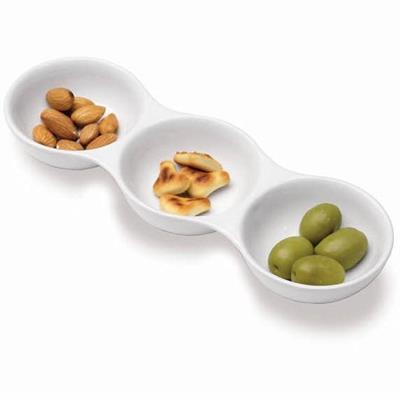PARTYANTIPAST.3 BOWL CM 23X7,5X3BIANCO