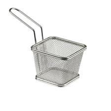 CESTELLO ACCIAIO  QUADRATOcm.10x10X8hpz.1