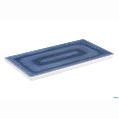 BLUE OCEAN VASSOIO RETTANG. BLU-BIANCO GN 1/3 CM 32,5X17,6 H2