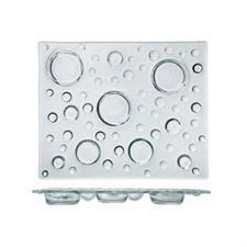 BUBBLE PIATTO 3 IMPRONTE 32X26