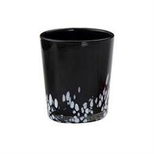 BICCHIERE MARIPOSA ACQUA NERO OPALE BIANCO CL.28 CONF. 6PZ