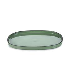 CARACTERE - PIATTO OVALE 35,5X21,8 MENTA