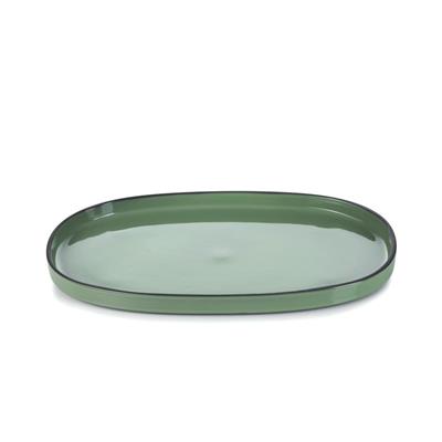 CARACTERE - PIATTO OVALE 35,5X21,8 MENTA