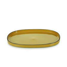 CARACTERE - PIATTO OVALE 35,5X21,8 CURCUMA