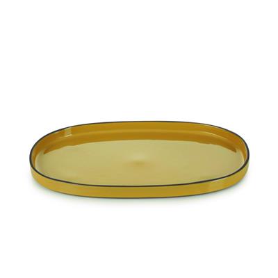 CARACTERE - PIATTO OVALE 35,5X21,8 CURCUMA
