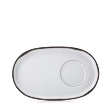 CARACTERE - PIATTINO GOURMET X TAZZA BIANCO CUMOLO