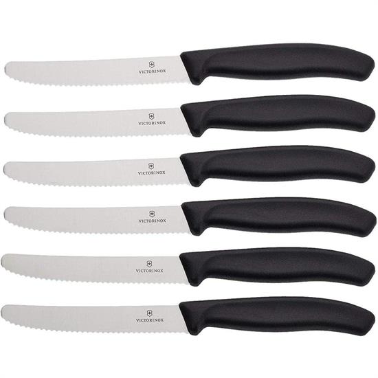 COLTELLO BISTECCA LAMA CM.11 M/NERO