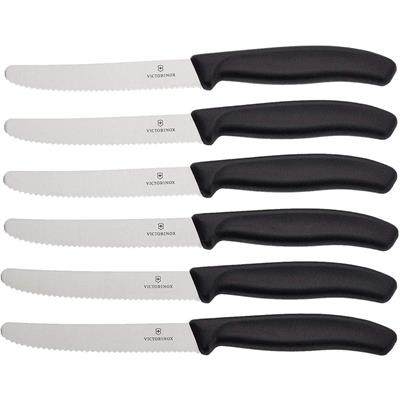 COLTELLO BISTECCA LAMA CM.11 M/NERO