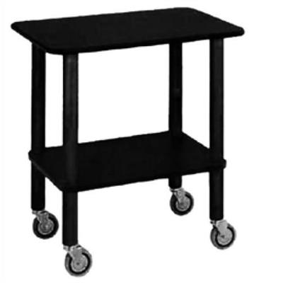 GUERIDON NERO 2 PIANI 71x46x78 h