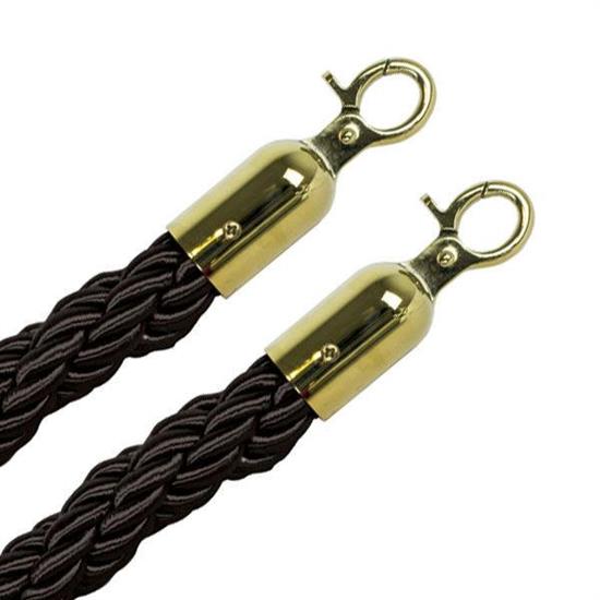 MDL GAMMA CORDONE NERO CON 2 GANCI DORATI