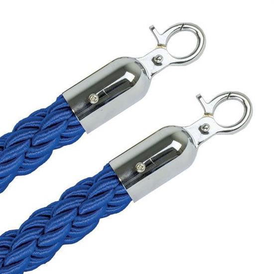 MDL GAMMA CORDONE BLU C/2 GANCI INOX