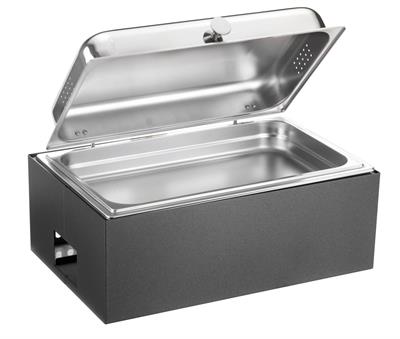CALEIDO CHAFING DISH RETT.GN 1/1 CHIUSURA A FRIZIONE SALVIA