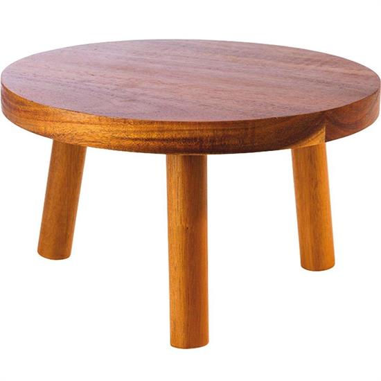 PD - ALZATA LEGNO ACACIA Ø25X15H