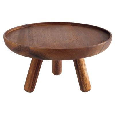 PD - ALZATA LEGNO ACACIA Ø30,5X20H