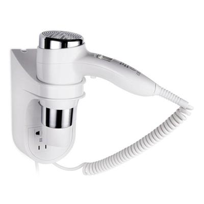 ASCIUGACAPELLI DA PARETE W1600 BIANCO E CROMATO