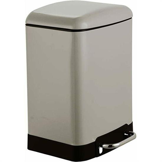 PATTUMIERA A PEDALE INOX C/CHIUSURA RALLENTATA 6LT TORTORA