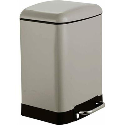 PATTUMIERA A PEDALE INOX C/CHIUSURA RALLENTATA 6LT TORTORA